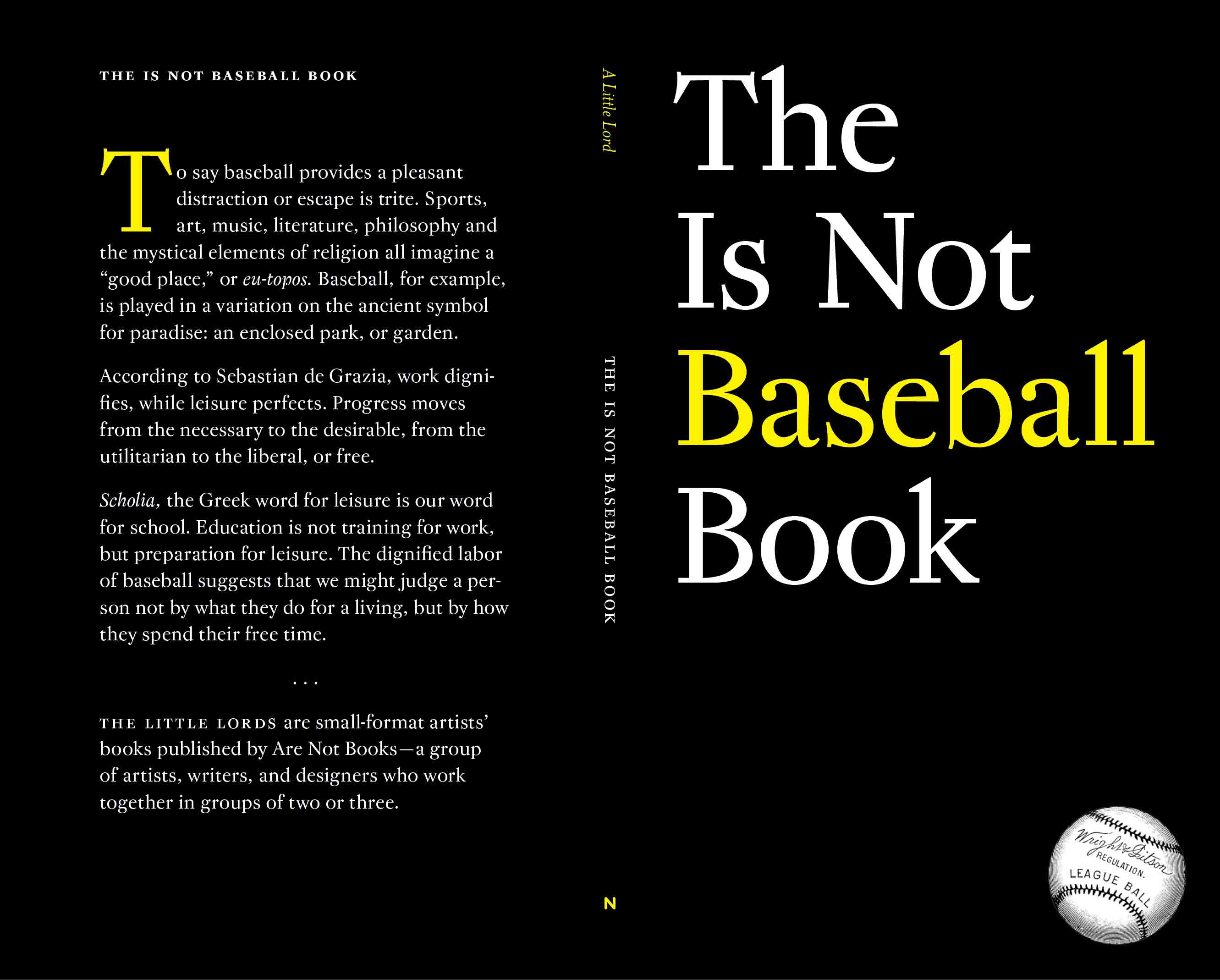 The Is Not Baseball Book