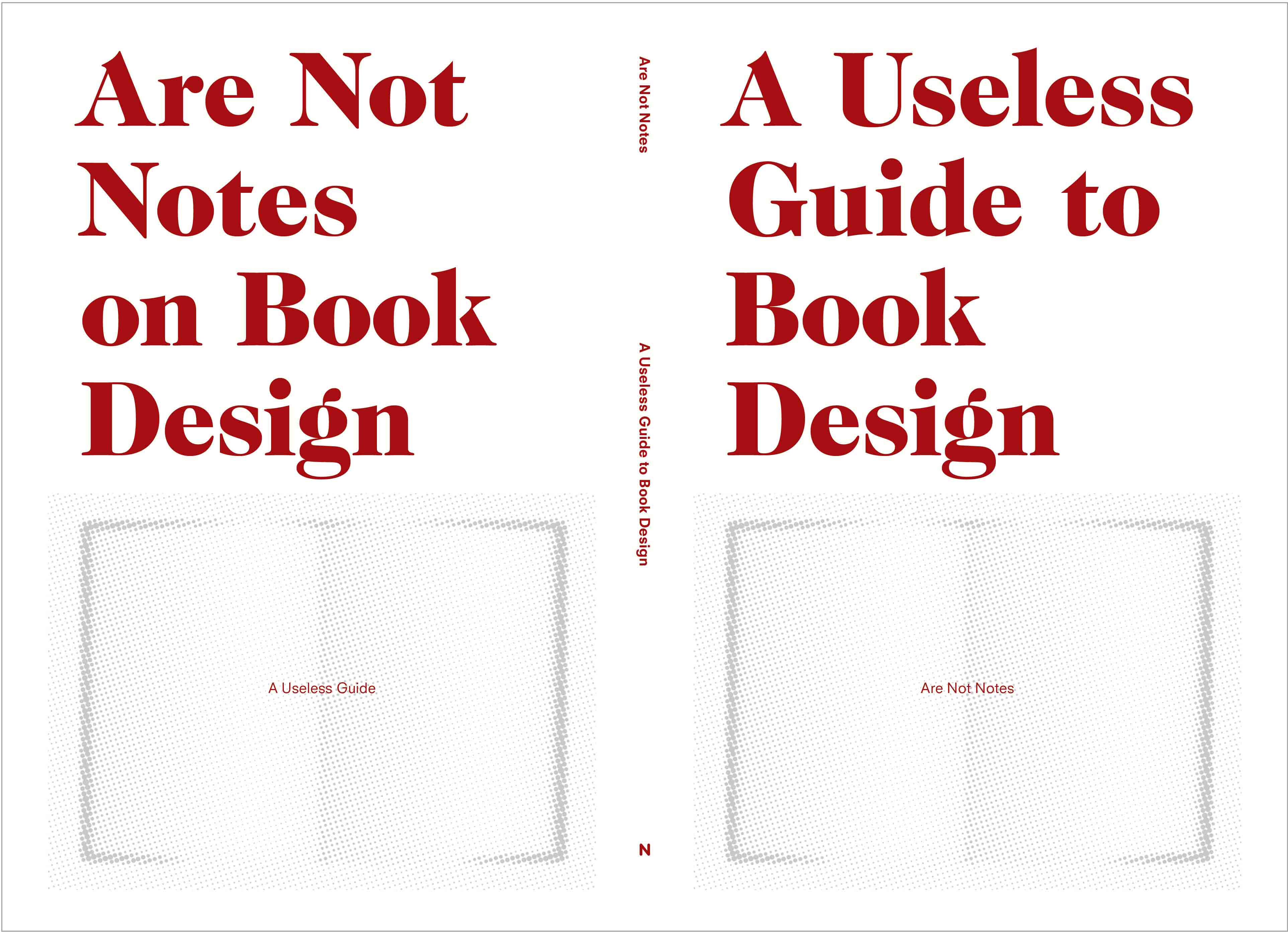 A Useless Guide to Book Design